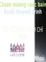 thuyết trình tư tưởng hồ chí minh
