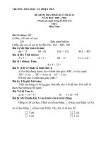 Đề KTCN lop 2 theo Chuân KT,KN