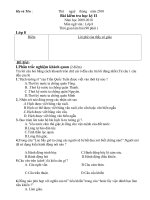 Đề kiểm tra học kỳ II (có đáp án)