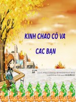 bài giảng hồi trống cổ thành