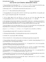 Bài tập - Phương trình đường thẳng pot