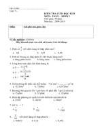 De thi toan 5 ky 2 nam hoc 2009-2010