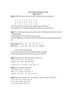 Đề cương ôn tập học kì 2 lớp 7