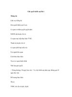 Giải quyết khiếu nại lần 1 Thông tin Lĩnh vực thống kê: Giải quyết khiếu potx