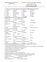 Đề thi chọn HSG lớp 7