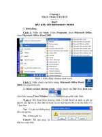 Hướng dẫn sử dụng word 2003