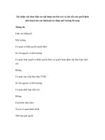 Xác nhận việc thực hiện các nội dung của báo cáo và yêu cầu của quyết định phê duyệt báo cáo đánh giá tác động môi trường bổ sung pdf