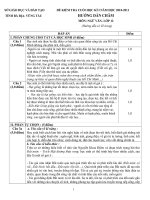 HƯỚNG DẪN CHÂM MÔN: NGỮ VĂN- LỚP 12 pot