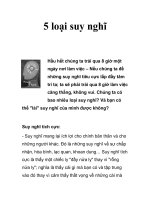 5 loại suy nghĩ ppsx