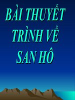 BÀI THUYẾT TRÌNH VỀ SAN HÔ doc