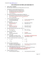 Đề cương ôn tập môn linh kiện điện tử pps