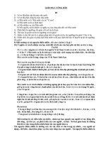 đề cương ôn tập hk2 môn CD có lời giải