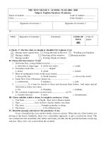 Kiểm tra 1 tiết lớp 9 (lần 4)