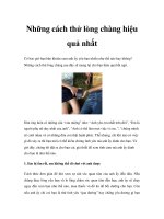 Những cách thử lòng chàng hiệu quả nhất pdf