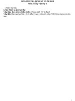 đề kiểm tra lần 4 lop 4