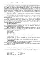 sử dụng một số bài tập khởi động