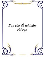 Báo cáo đề tài toán rời rạc pptx