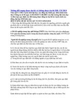 Những đối tượng được dự thi và không được dự thi ĐH.