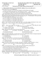 ĐỀ THI THỬ TỐT NGHIỆP ( chuẩn bộ giáo dục)