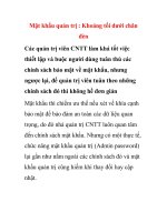 Mật khẩu quản trị : Khoảng tối dưới chân đèn docx