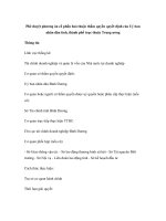 Phê duyệt phương án cổ phần hoá thuộc thẩm quyền quyết định của Uỷ ban nhân dân tỉnh, thành phố trực thuộc Trung ương potx