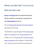 Những “quả đấm thép” và con số của Kiểm toán Nhà nước ppsx