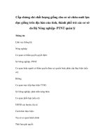 Cấp chứng chỉ chất lượng giống cho cơ sở chăn nuôi lợn đực giống trên địa bàn của tỉnh, thành phố trừ các cơ sở do Bộ Nông nghiệp- PTNT quản lý docx