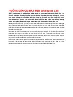 PHẦN MỀM MSD Employees 3.60