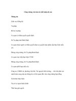 Công chứng văn bản từ chối nhận di sản doc