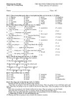 ĐỀ THAM KHẢO HỌC KÌ 2 - LẦN 6- LỚP 6 - 2009 - 2010