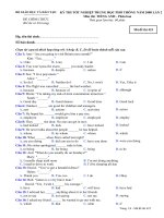 Đề thi TN THPT 2008- Anh6