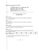 ĐỊA LÝ 9 HKII 2009 - 2010