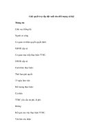 Giải quyết trợ cấp đột xuất cho đối tượng xã hội docx