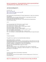 Anh ngữ sinh động bài 31 pdf