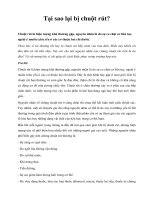 Tại sao lại bị chuột rút? pot