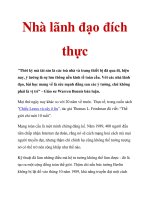 Nhà lãnh đạo đích thực pptx