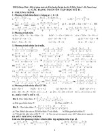 Ôn tập HK2 Toán 8 Pro