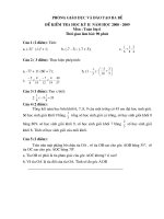 Đề thi toán 6 kỳ II-09