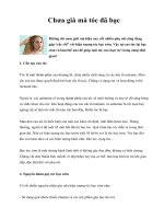 Chưa già mà tóc đã bạc ppt