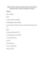 Chuyển từ hình thức thuê đất sang giao đất có thu tiền sử dụng đất đối với đối tượng là tổ chức và người Việt Nam định cư ở nước ngoài ppt