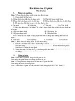 Trọn bộ đề thi Hóa 8 HKII (Đáp án+ma trận)