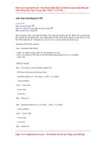 Anh ngữ sinh động bài 105 pptx