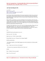 Anh ngữ sinh động bài 104 pptx