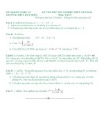 Thi Thủ TNTHPT QUY HOP II