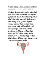 Chửa trứng và ung thư nhau thai potx