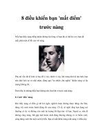 8 điều khiến bạn ''''mất điểm'''' trước nàng potx