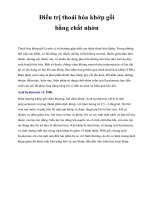 Điều trị thoái hóa khớp gối bằng chất nhờn potx