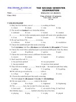 Anh_10 KT học kỳ II số 1