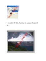 Tạo mặt nước lung linh phản chiếu- P3 ppt