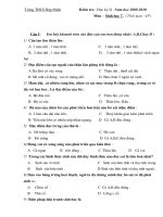 ĐỀ - ĐÁP ÁN KTHKII SINH7